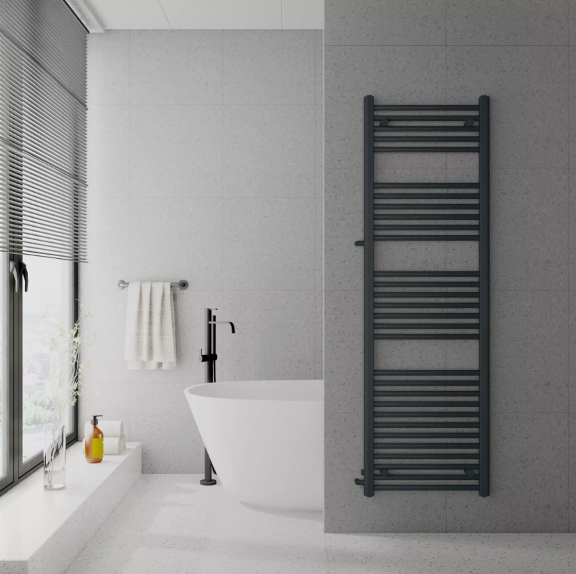 Renovierungsheizkörper Austausch 900mm/940mm Badheizkörper Seitenanschluss , Heizkörper, VEGA, anthrazit