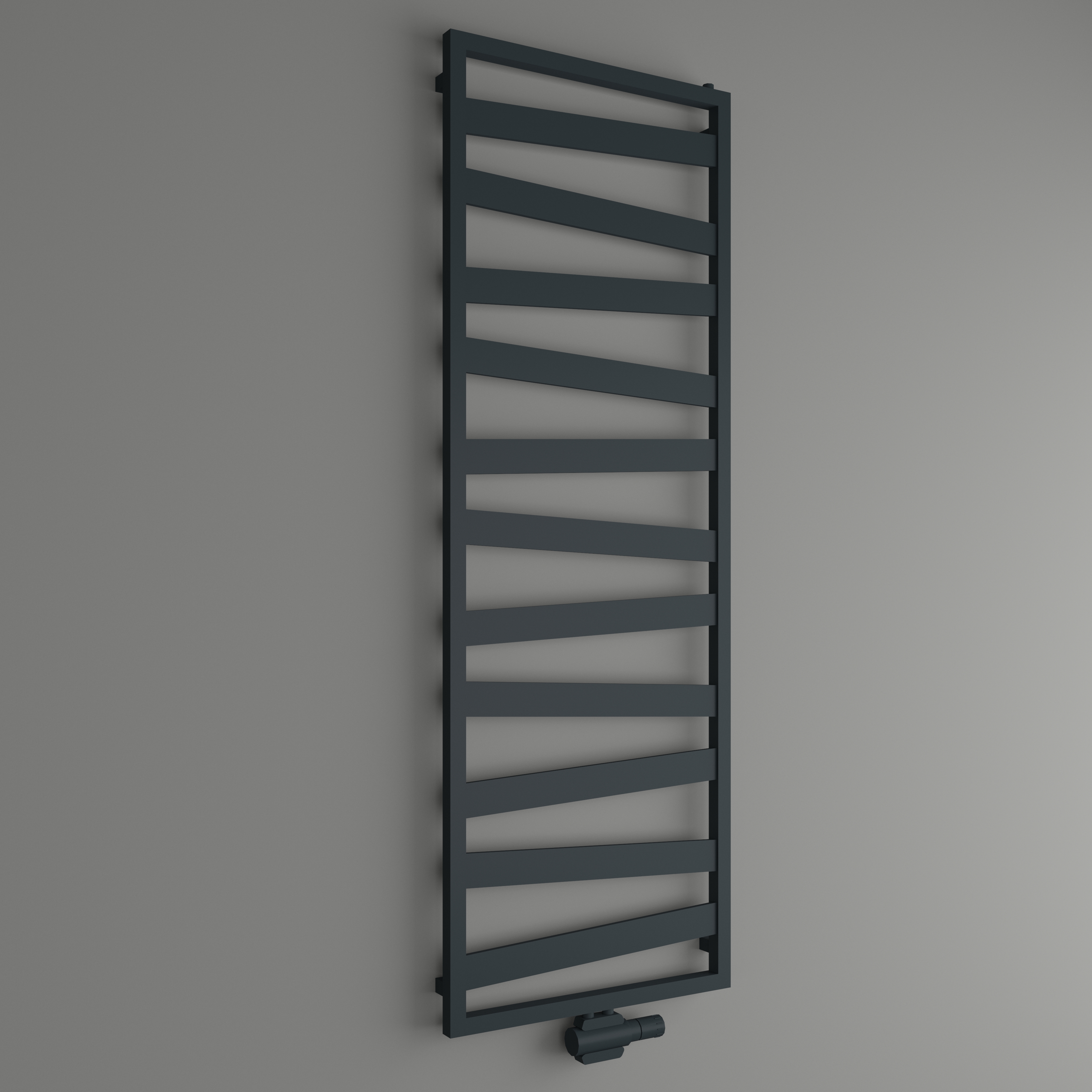 Designheizkörper, LUNA, Design Badheizkörper, anthrazit