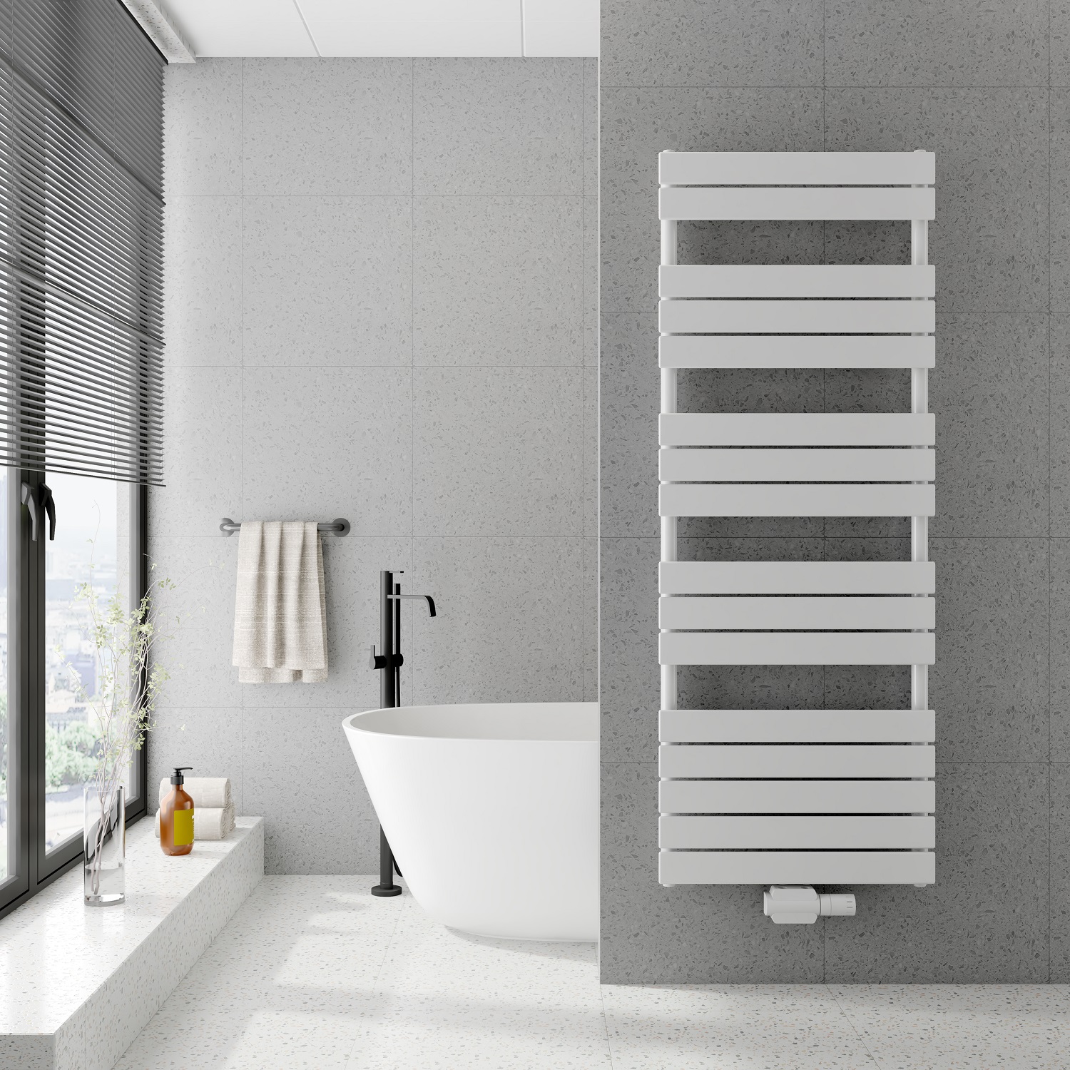 Designheizkörper, NAVI, weiß