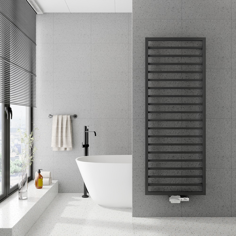 Designheizkörper, ATHENA, anthrazit